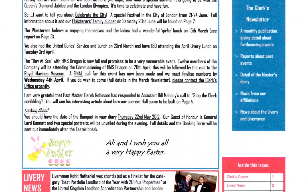 The Clerk’s Newsletter