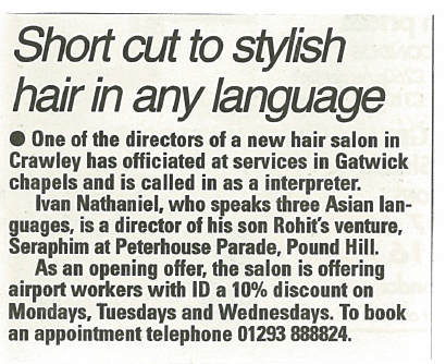 Short Cut to Stylish Hair in Any Language