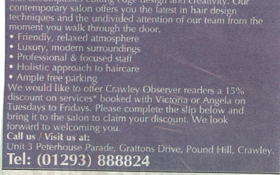 Cutting prices on hair design