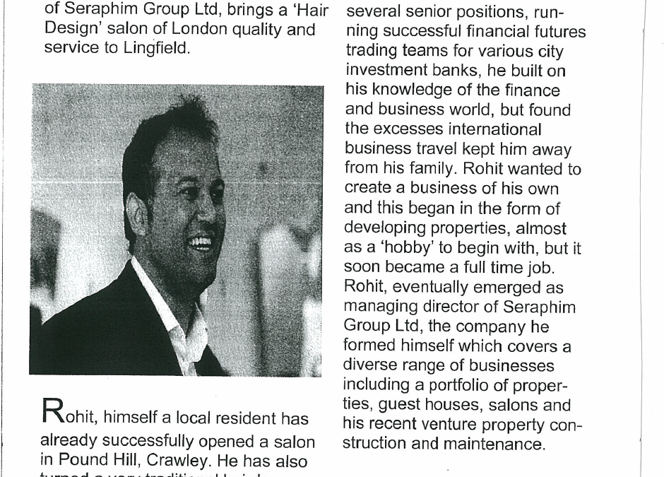 New to Lingfield – Seraphim Hair Design