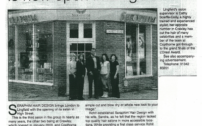 Seraphim Hair Design is now open in Lingfield