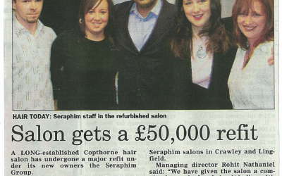 Salon gets a £50,000 refit