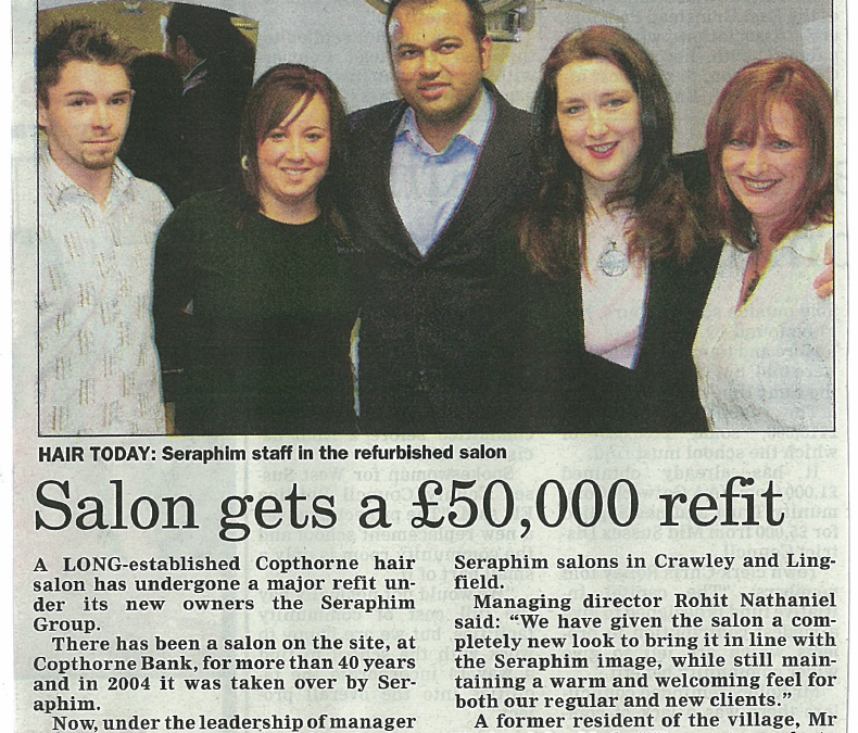 Salon gets a £50,000 refit