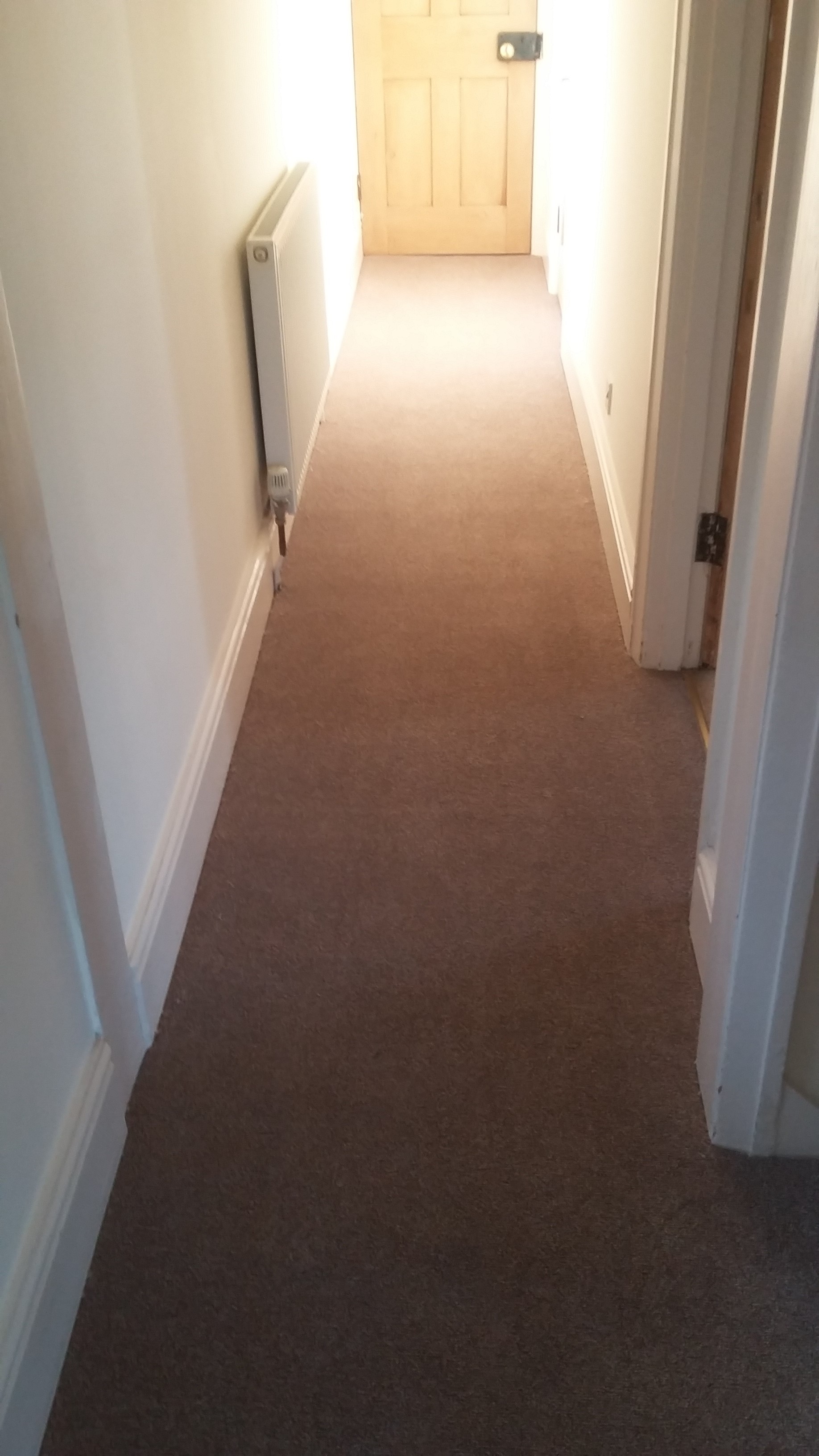 Hallway, landing & stairs carpet replacement & driveway gravel Seraphim