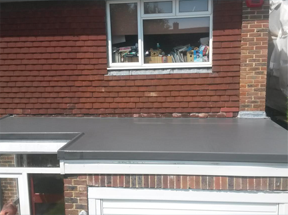 Replacement of garage flat roof